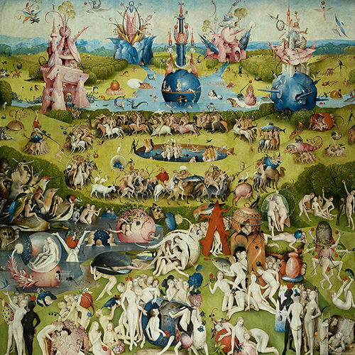 Hieronymus Bosch - The Garden of Earthly Delights (~1500)